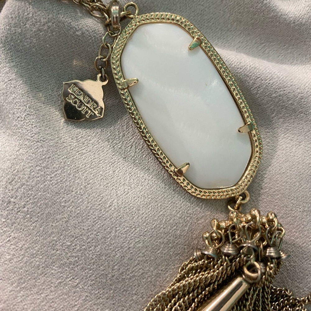 Kendra Scott Rayne Gold Long Pendant Necklace